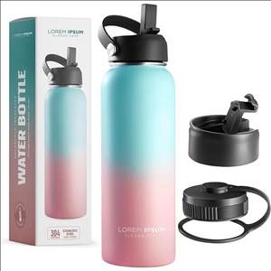 32oz Stainless Steel Insulated Water Bottle and Travel Mug for Hot and Cold Beverages, Wide Mouth
